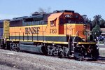 BNSF GP50 #3163 leads Escondido local out branch